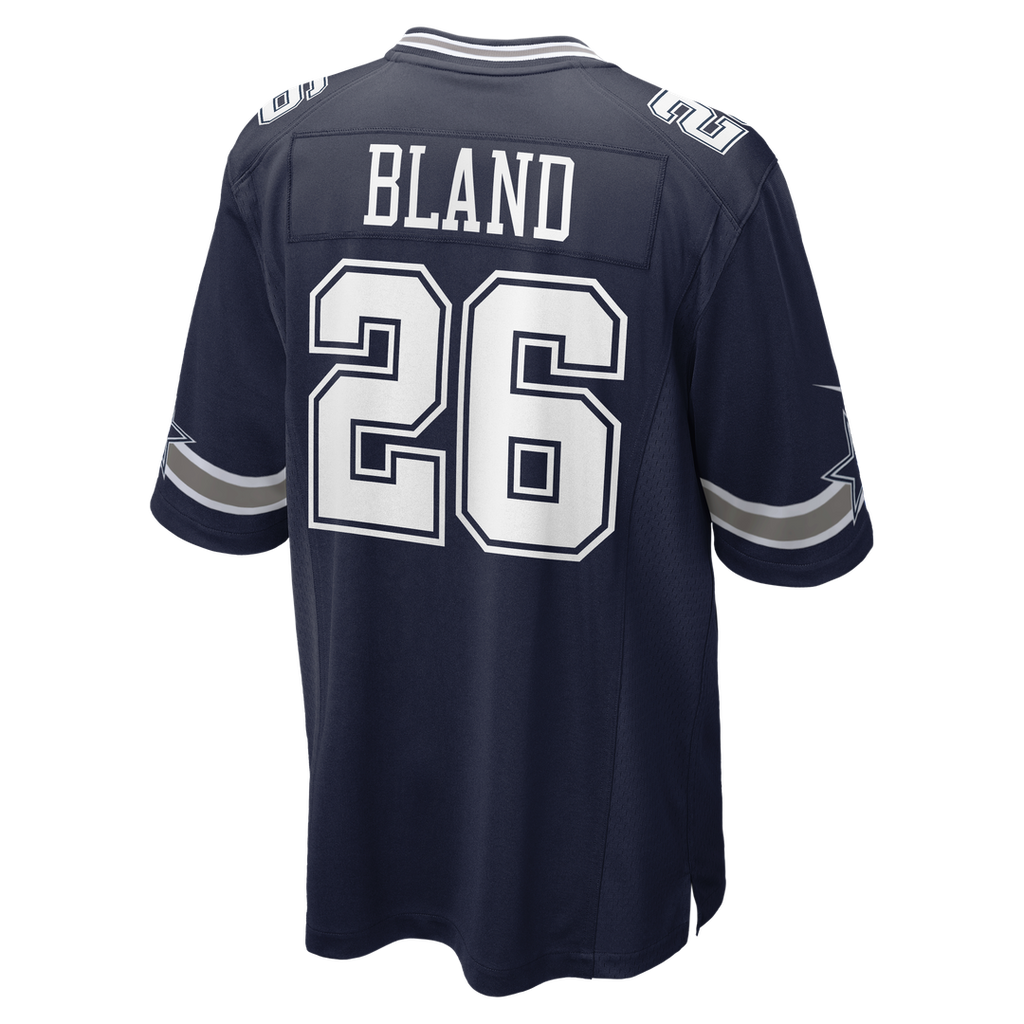 Dallas Cowboys DaRon Bland Nike Navy Game Jersey product image 3, provided for visual reference and product detail review