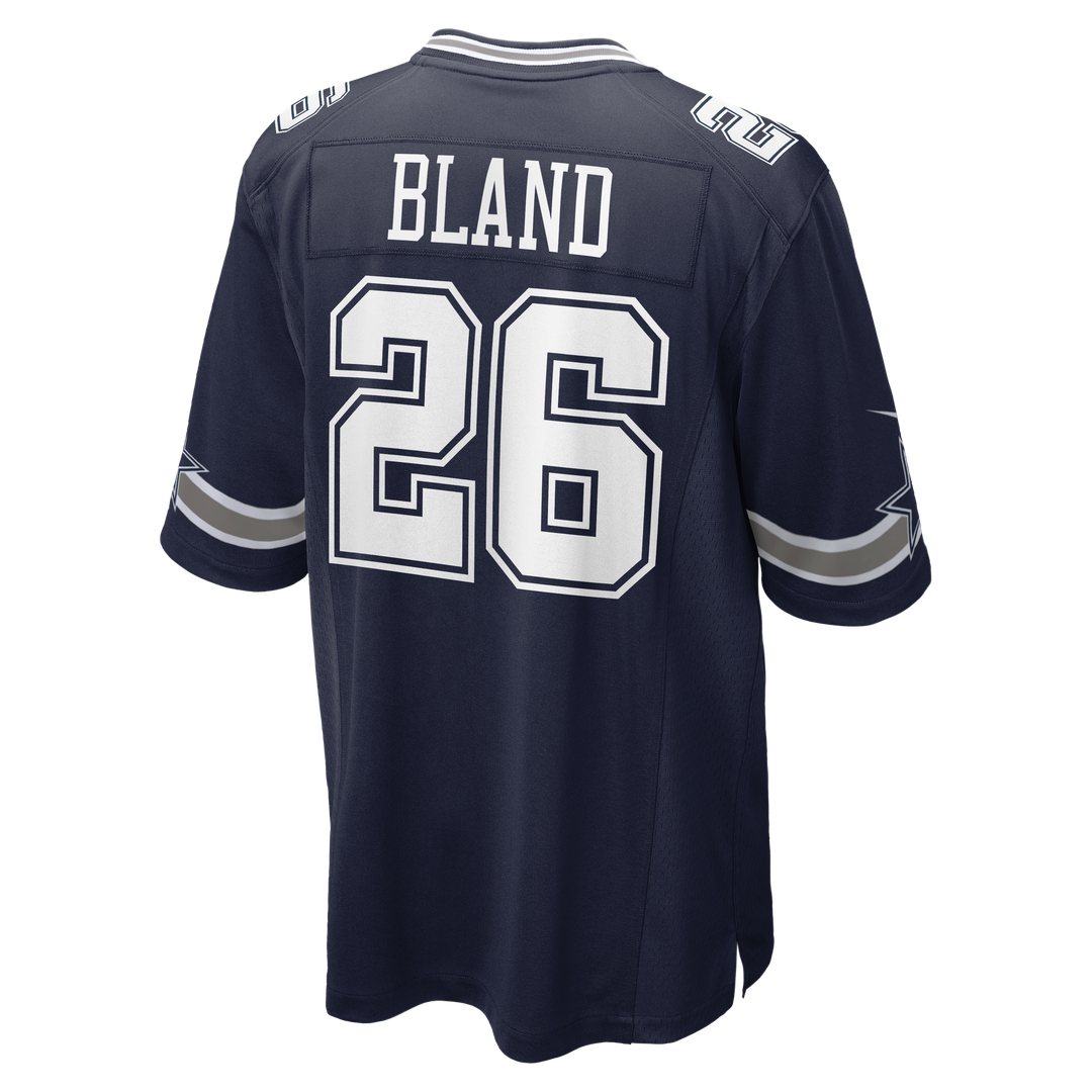 Dallas Cowboys DaRon Bland Nike Navy Game Jersey product image 3, provided for visual reference and product detail review
