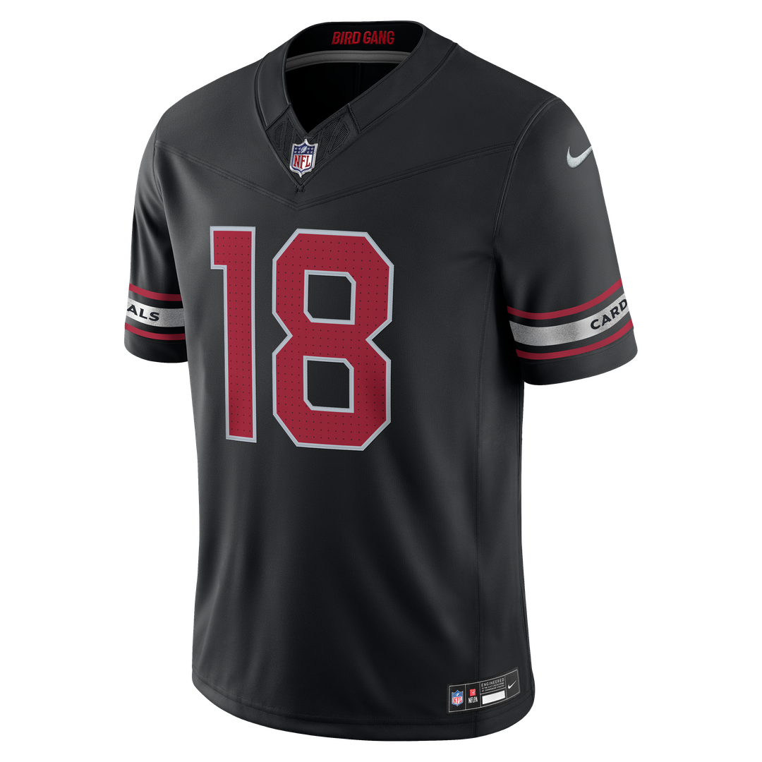 Arizona Cardinals Marvin Harrison Jr. Nike Cardinal Team Vapor F.U.S.E. Stitched Limited Jersey product image 11, provided
