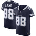 Dallas Cowboys CeeDee Lamb Nike Navy Team Vapor F.U.S.E. Elite Jersey product image 1, provided for visual reference and