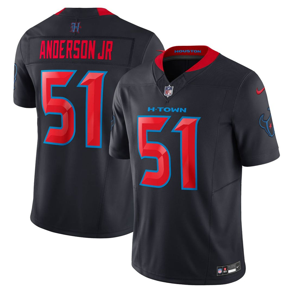 Houston Texans Will Anderson Jr. Nike Navy 2nd Alternate Vapor F.U.S.E. Limited Jersey product image 1, provided for visual