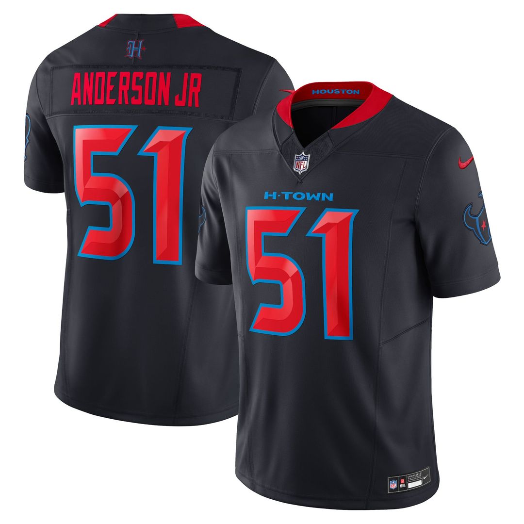 Houston Texans Will Anderson Jr. Nike Navy 2nd Alternate Vapor F.U.S.E. Limited Jersey product image 1, provided for visual