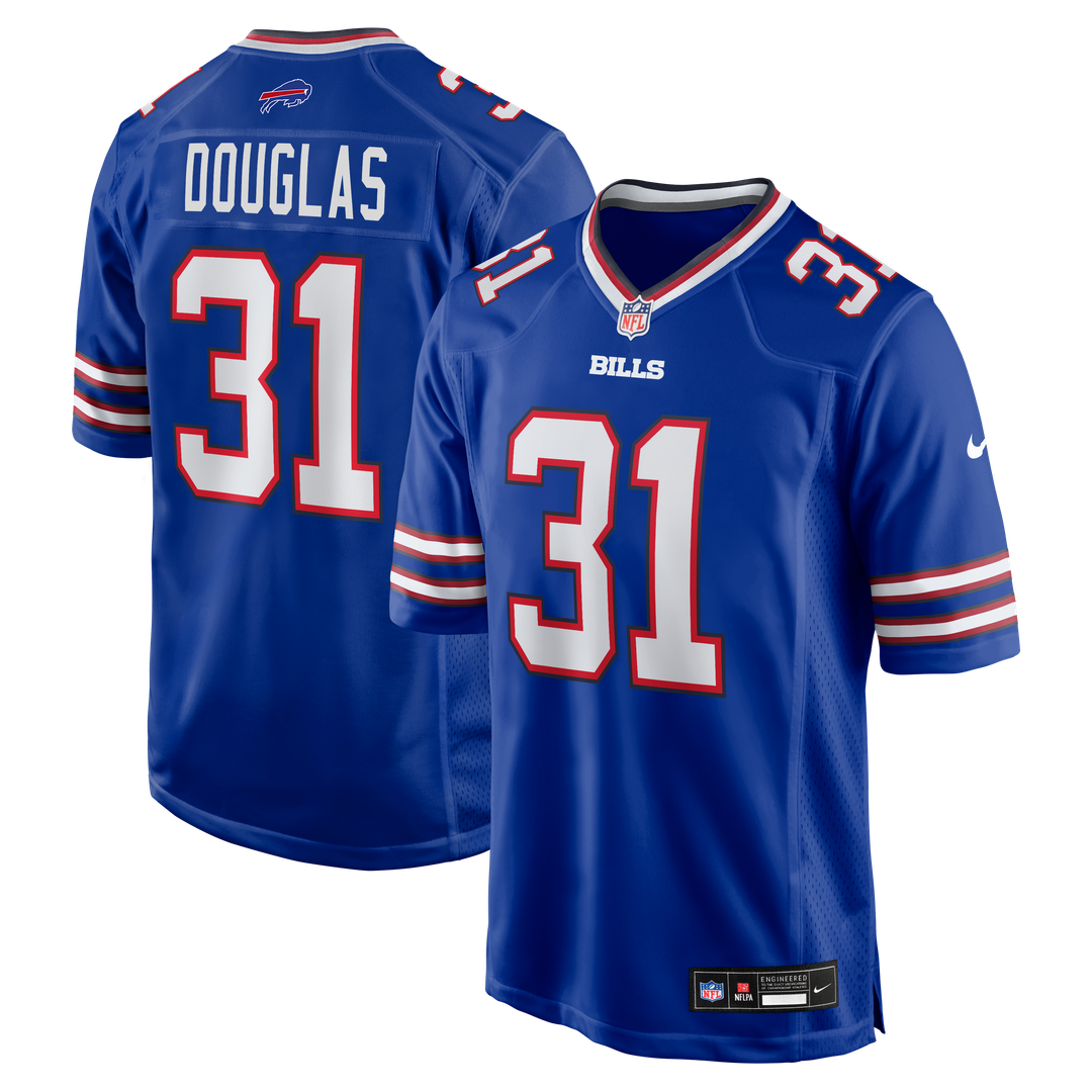 Buffalo Bills Rasul Douglas Nike Royal Game Jersey product image 1, provided for visual reference and product detail review