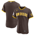San Diego Padres Nike Brown Road Sponsor Patch Authentic Jersey product image 1, provided for visual reference and product