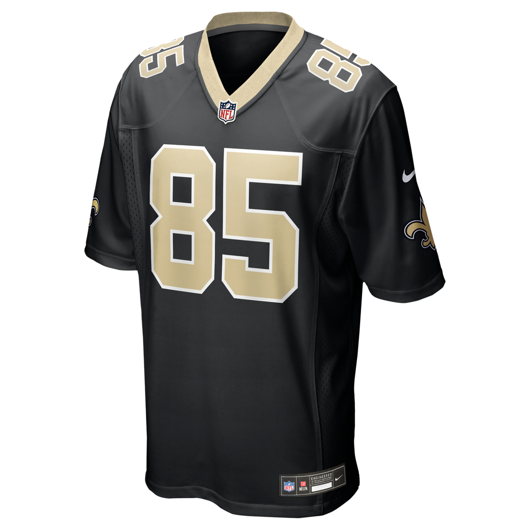 New Orleans Saints Mason Pline Nike Black Team Game Jersey product image 2, provided for visual reference and product detail