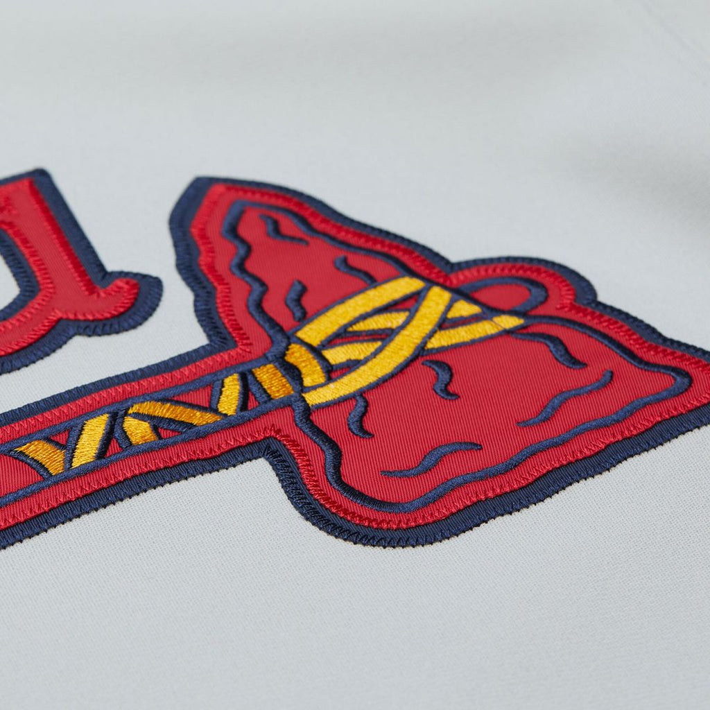 Atlanta Braves Fred McGriff Mitchell & Ness Gray 1995 Throwback Authentic Jersey product image 8, provided for visual