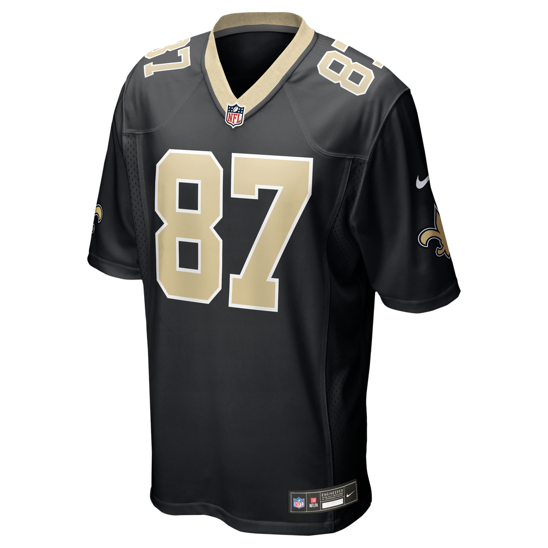 New Orleans Saints Joe Horn Nike Black Game Retired Player Jersey product image 2, provided for visual reference and product