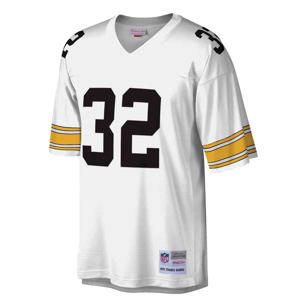 Pittsburgh Steelers Franco Harris Mitchell & Ness White Legacy Replica Jersey product image 2, provided for visual reference