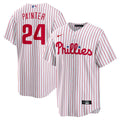 Philadelphia Phillies Andrew Painter Nike White Home Replica Jersey product image 1, provided for visual reference and
