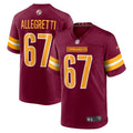Washington Commanders Nick Allegretti Nike Burgundy Game Jersey product image 1, provided for visual reference and product