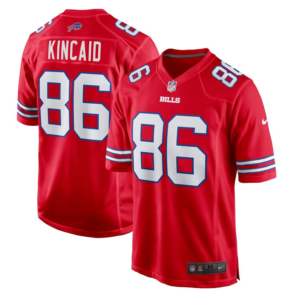 Buffalo Bills Dalton Kincaid Nike White Game Jersey product image 7, provided for visual reference and product detail review