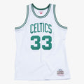Boston Celtics Mitchell & Ness Swingman Jersey Home Larry Bird 1985-86 product image 1, provided for visual reference and