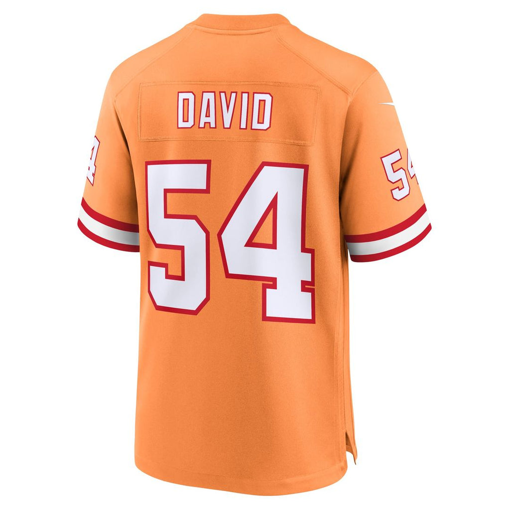 Tampa Bay Buccaneers Lavonte David Nike Orange Throwback Game Jersey product image 3, provided for visual reference and