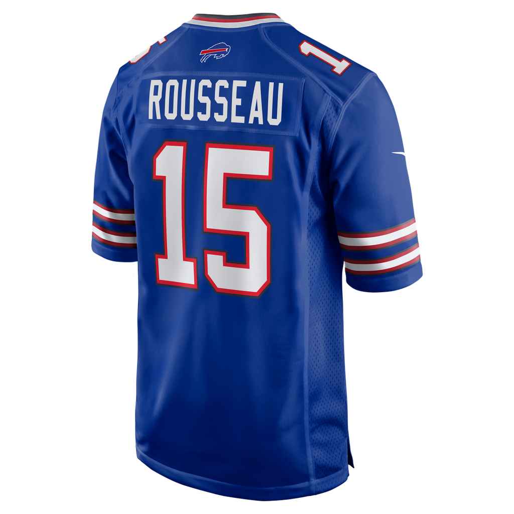 Buffalo Bills Gregory Rousseau Nike Royal Team Game Jersey product image 5, provided for visual reference and product detail