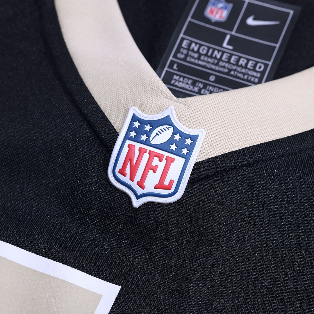 New Orleans Saints Alvin Kamara Nike White Alternate Game Jersey product image 10, provided for visual reference and product