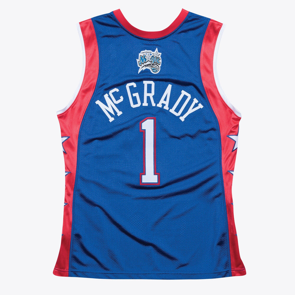 NBA Tracy McGrady 2004 All-Star Authentic Jersey By Mitchell & Ness - Blue product image 1, provided for visual reference