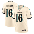 Jacksonville Jaguars Trevor Lawrence Nike Natural 2026 Rivalries Collection Game Jersey product image 1, provided for visual