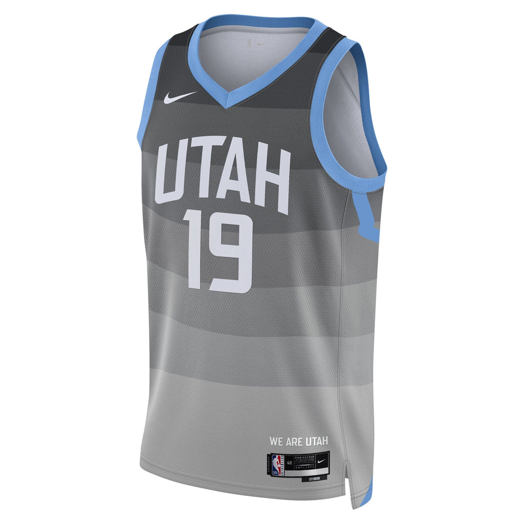 Utah Jazz Nike 2025/26 City Edition Swingman Jersey - Gray - Ace Bailey - Unisex product image 3, provided for visual