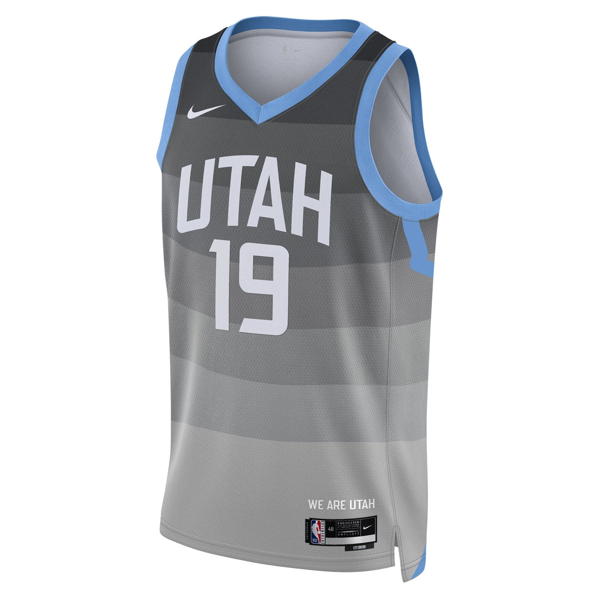Utah Jazz Nike 2025/26 City Edition Swingman Jersey - Gray - Ace Bailey - Unisex product image 3, provided for visual