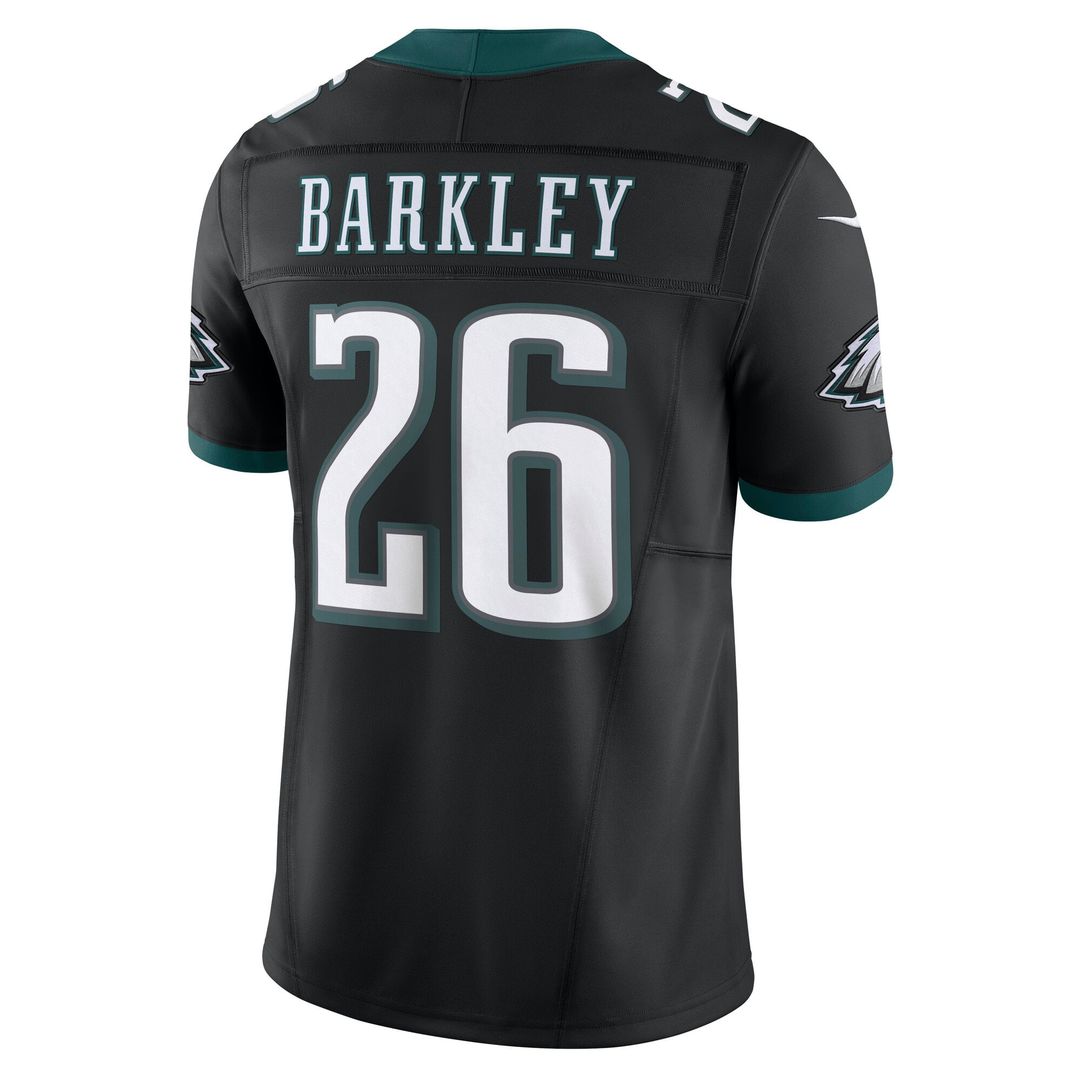 Philadelphia Eagles Saquon Barkley Nike Black Vapor F.U.S.E. Limited Jersey product image 6, provided for visual reference