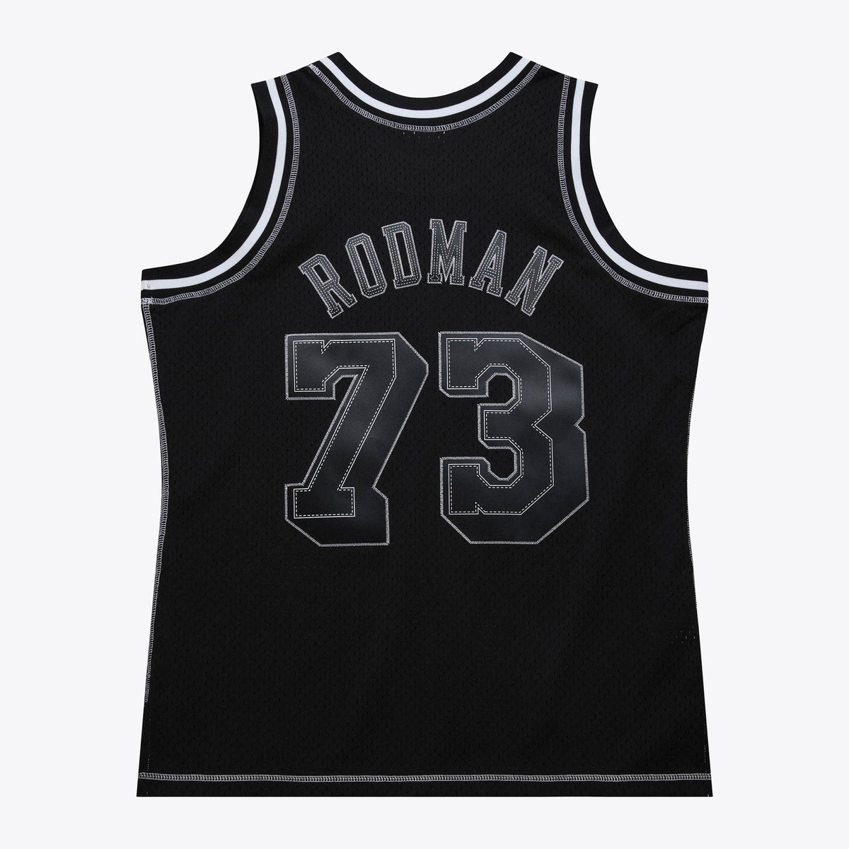 Los Angeles Lakers Mitchell & Ness Dennis Rodman 1998 Contrast 2K Swingman Jersey - Black product image 4, provided for