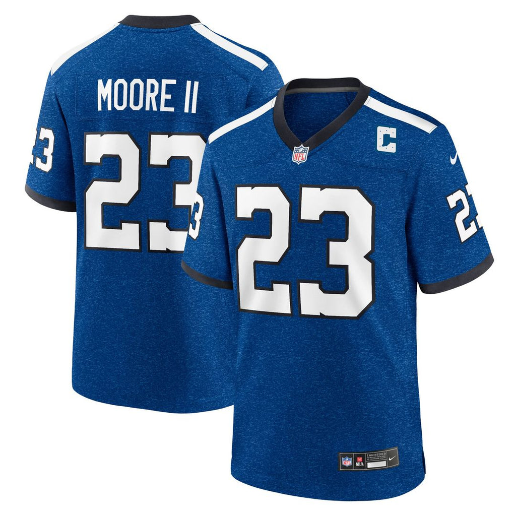 Indianapolis Colts Kenny Moore II Nike Royal Indiana Nights Alternate Game Jersey product image 1, provided for visual