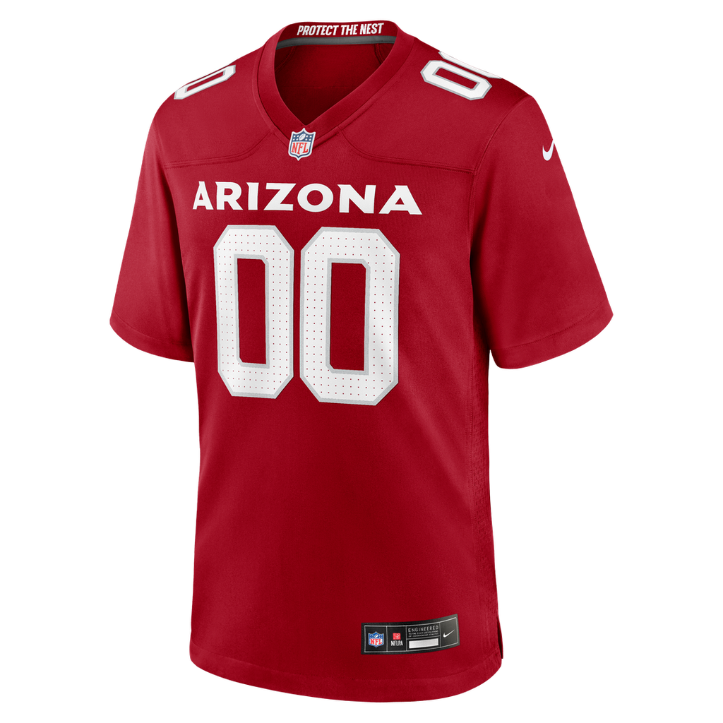 Arizona Cardinals Nike Cardinal Custom Game Jersey product image 2, provided for visual reference and product detail review