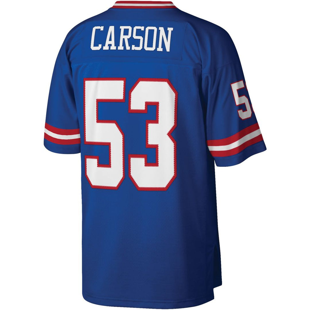 New York Giants Harry Carson Mitchell & Ness Royal Legacy Replica Jersey product image 3, provided for visual reference and