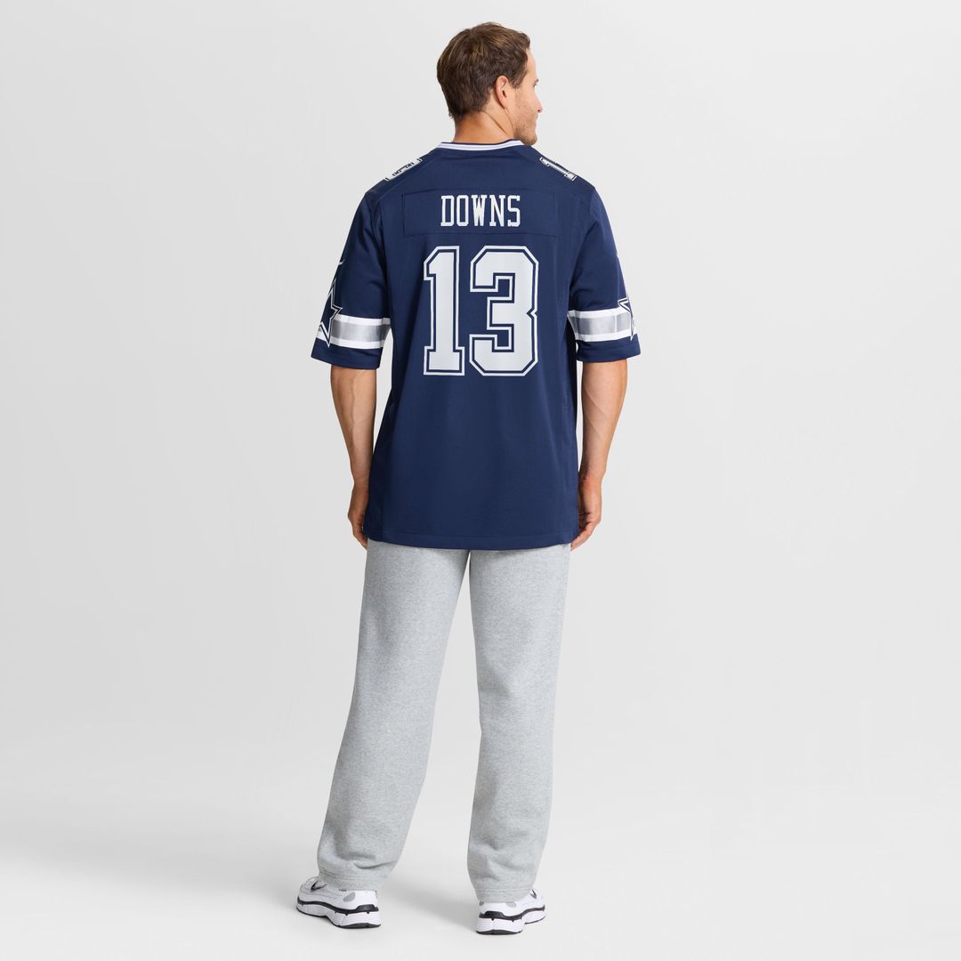 Dallas Cowboys Caleb Downs Nike White Game Jersey product image 9, provided for visual reference and product detail review