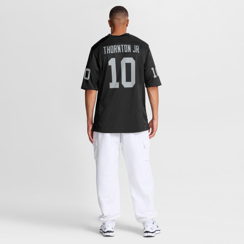 Las Vegas Raiders Dont'e Thornton Jr. Nike Black Team Game Jersey product image 5, provided for visual reference and product