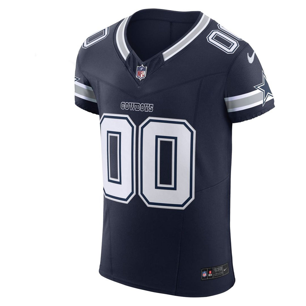 Dallas Cowboys Nike Navy Vapor F.U.S.E. Elite Custom Jersey product image 2, provided for visual reference and product