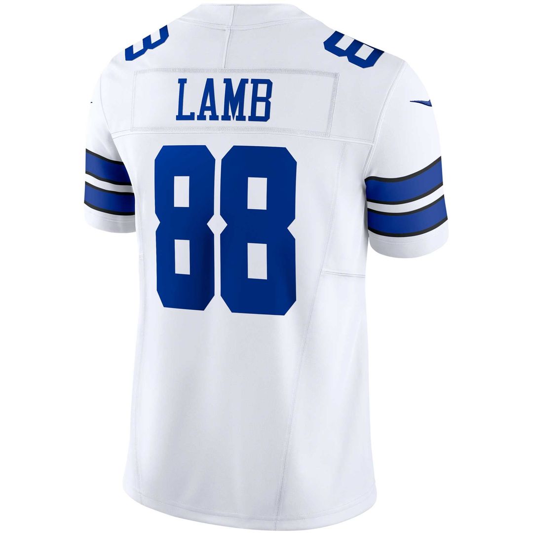 Dallas Cowboys CeeDee Lamb Nike Navy Vapor F.U.S.E. Limited Jersey product image 9, provided for visual reference and