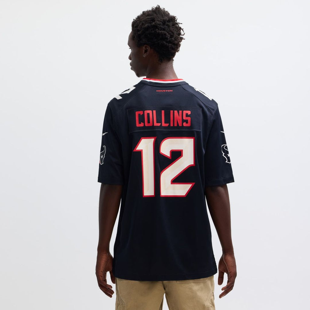 Houston Texans Nico Collins Nike Navy Game Jersey product image 15, provided for visual reference and product detail review