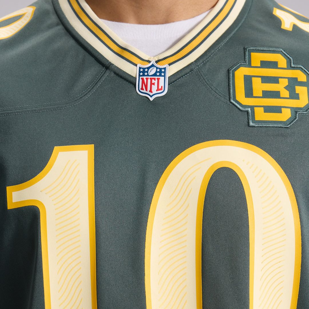 Green Bay Packers Jordan Love Nike Green 2026 Rivalries Collection Game Jersey product image 10, provided for visual