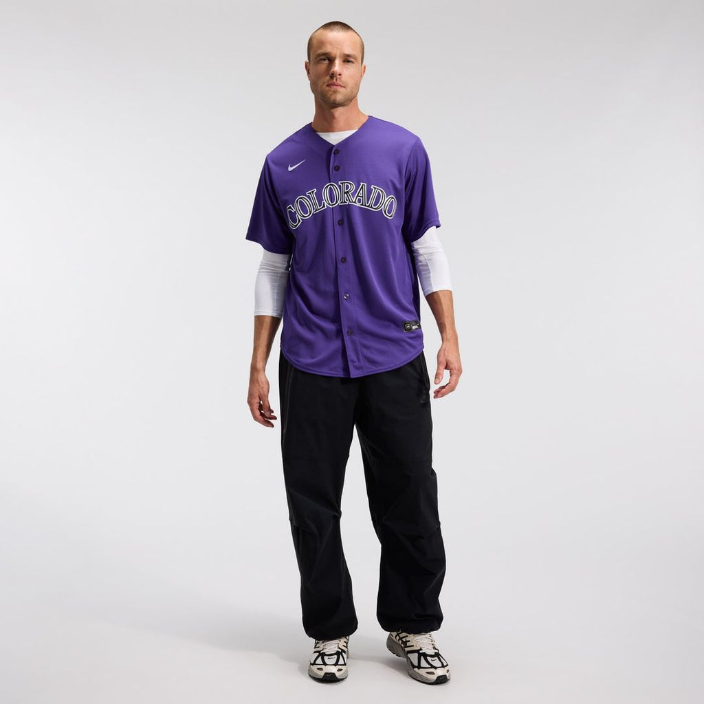 Colorado Rockies Nike Purple Alternate Replica Team Jersey product image 15, provided for visual reference and product