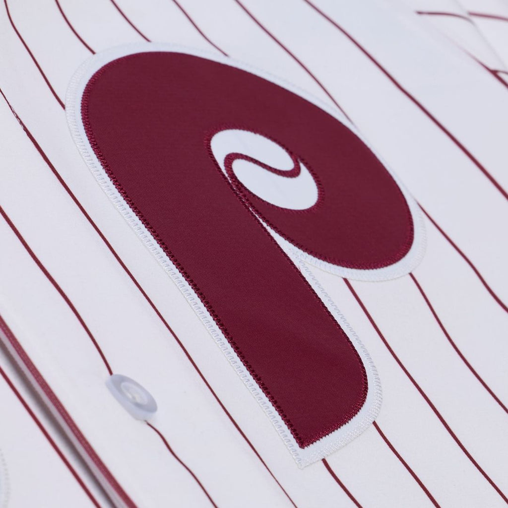 Philadelphia Phillies Chase Utley Mitchell & Ness White 2003 Cooperstown Collection Authentic Jersey product image 4,