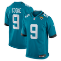 Jacksonville Jaguars Logan Cooke Nike Teal Game Jersey product image 1, provided for visual reference and product detail