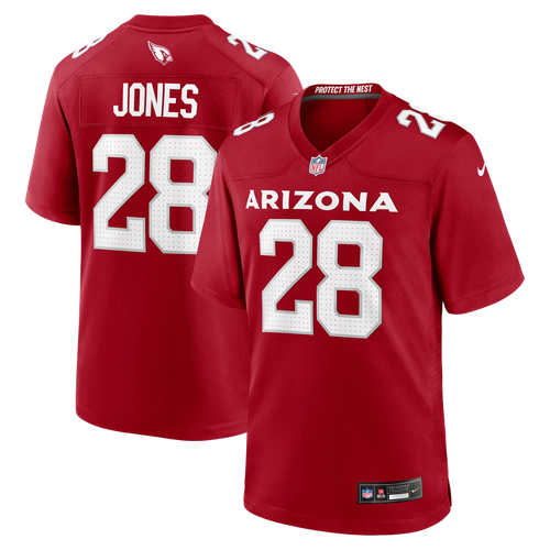 Arizona Cardinals Elijah Jones Nike Cardinal Team Game Jersey product image 1, provided for visual reference and product