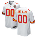 Kansas City Chiefs Nike White Custom Game Jersey product image 1, provided for visual reference and product detail review