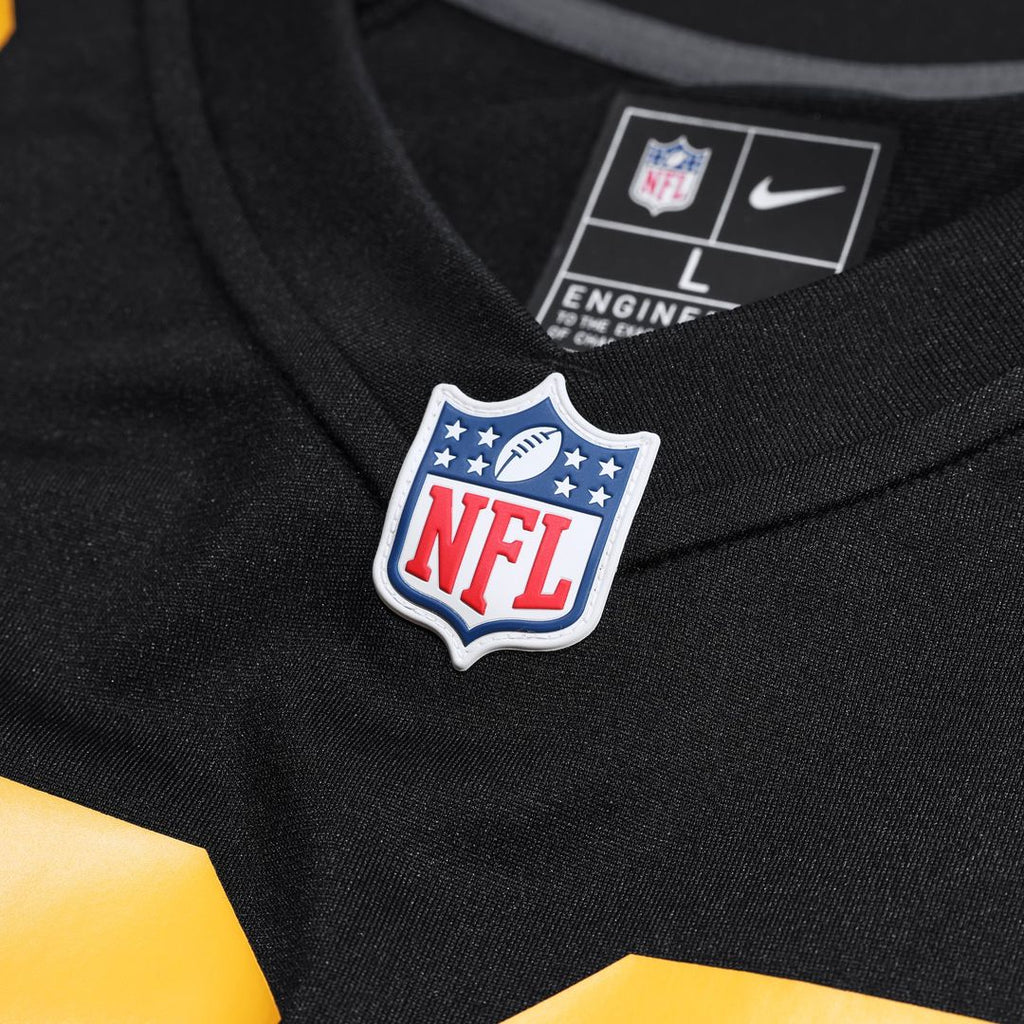 Pittsburgh Steelers Aaron Rodgers Nike Black Alternate Game Jersey product image 4, provided for visual reference and