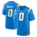 Los Angeles Chargers Daiyan Henley Nike Powder Blue Team Game Jersey product image 1, provided for visual reference and