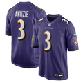 Baltimore Ravens Chidobe Awuzie Nike Purple Team Game Jersey product image 1, provided for visual reference and product