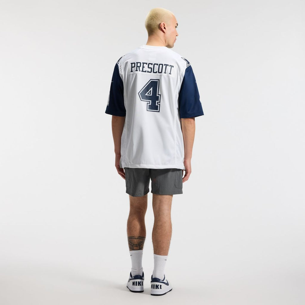 Dallas Cowboys Dak Prescott Nike White Alternate Game Team Jersey product image 5, provided for visual reference and product