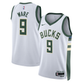 Milwaukee Bucks Nike Association Edition Swingman Jersey - White - Kel'el Ware - Unisex product image 1, provided for visual
