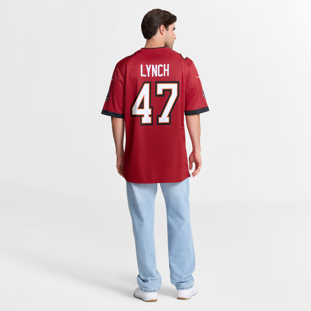 Tampa Bay Buccaneers John Lynch Nike Red Game Retired Player Jersey product image 8, provided for visual reference and