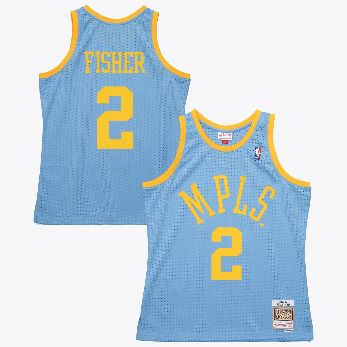 Los Angeles Lakers Mitchell & Ness Derek Fisher 2001 product image 1