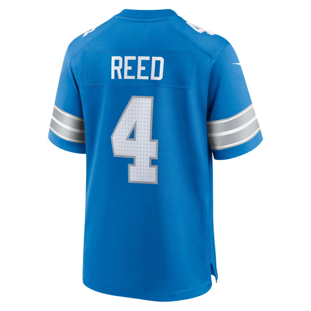 Detroit Lions D.J. Reed Nike Blue Team Game Jersey product image 3, provided for visual reference and product detail review