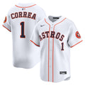 Houston Astros Carlos Correa Nike White Home Limited Player Jersey product image 1, provided for visual reference and