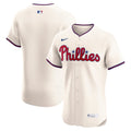 Philadelphia Phillies Nike Cream Alternate 2 Elite Jersey product image 1, provided for visual reference and product detail