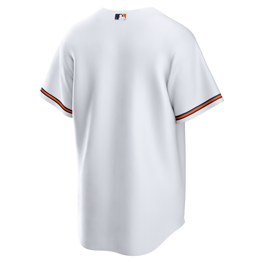 Baltimore Orioles Nike White Home Big & Tall Replica Jersey product image 3, provided for visual reference and product
